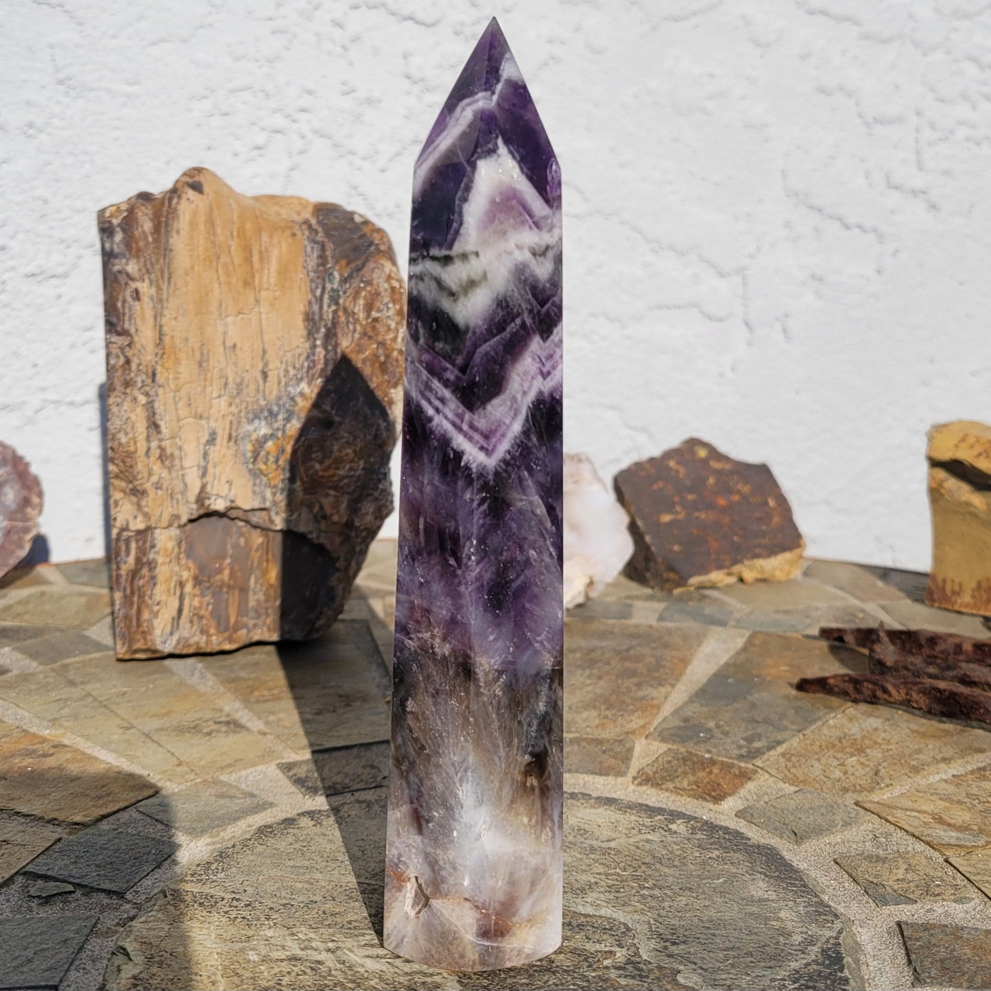 Chevron Amethyst Tower