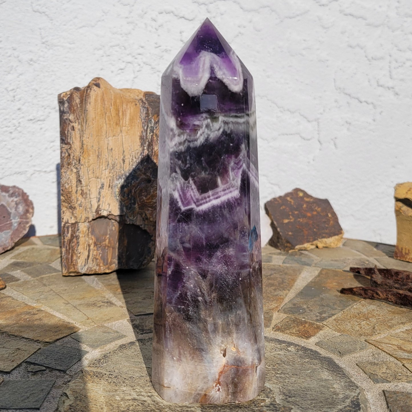 Chevron Amethyst Tower