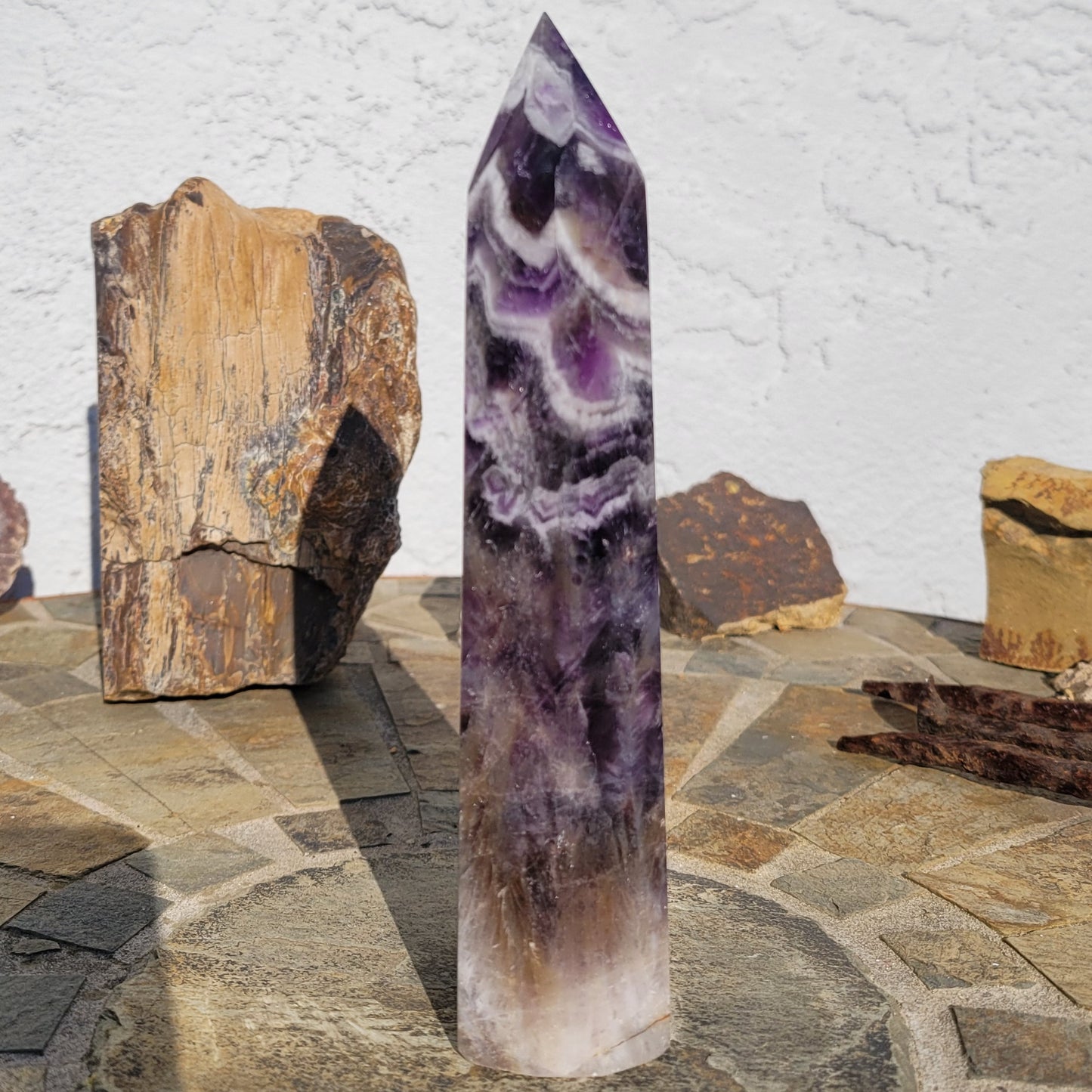 Chevron Amethyst Tower