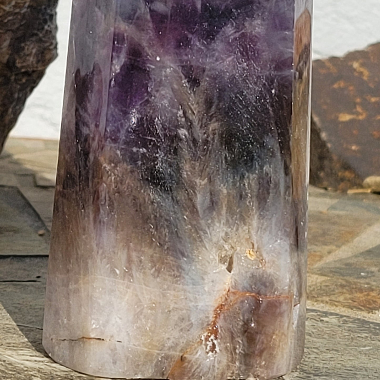 Chevron Amethyst Tower