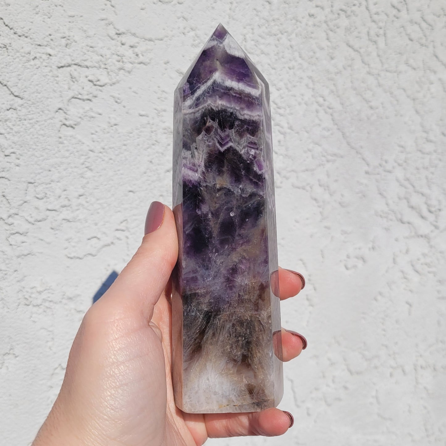 Chevron Amethyst Tower