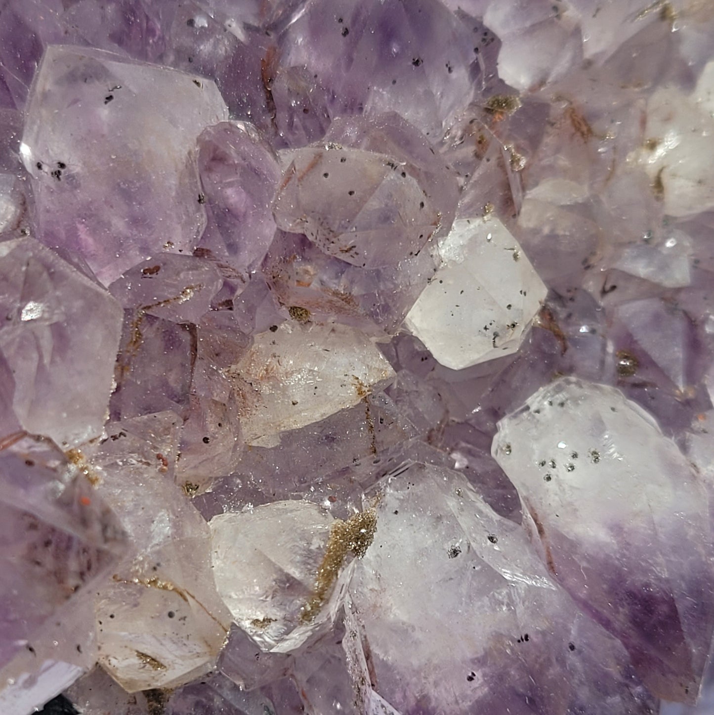 Amethyst Druzy Heart