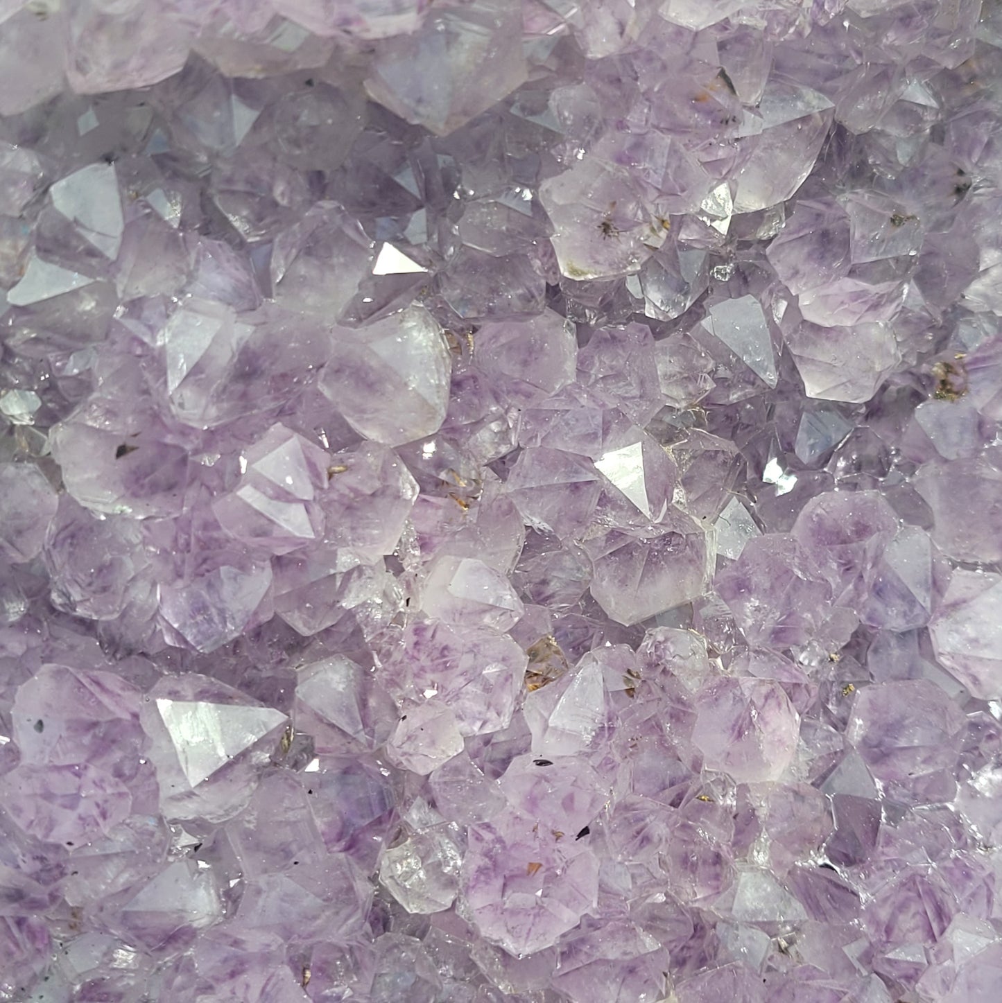 Amethyst Druzy Heart