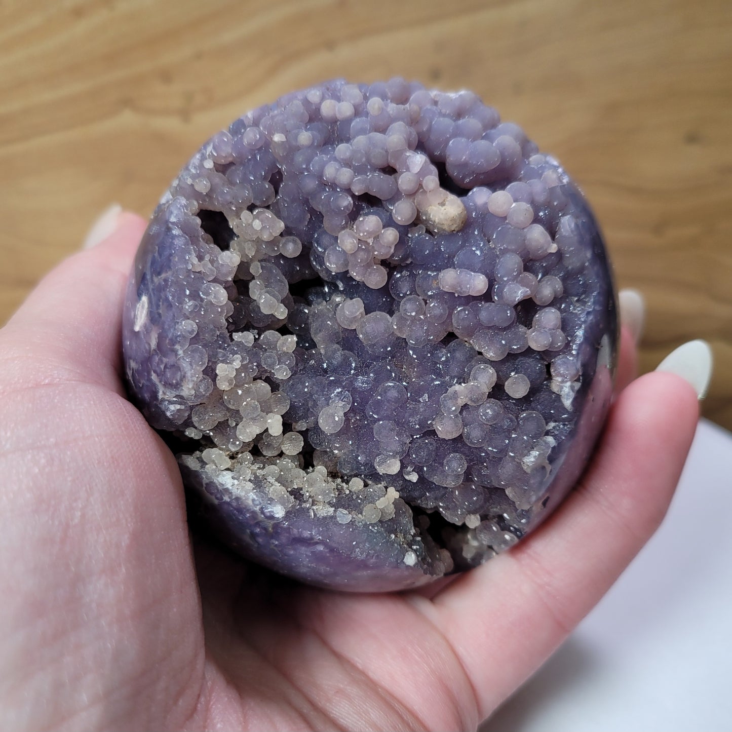 Grape Agate Sphere