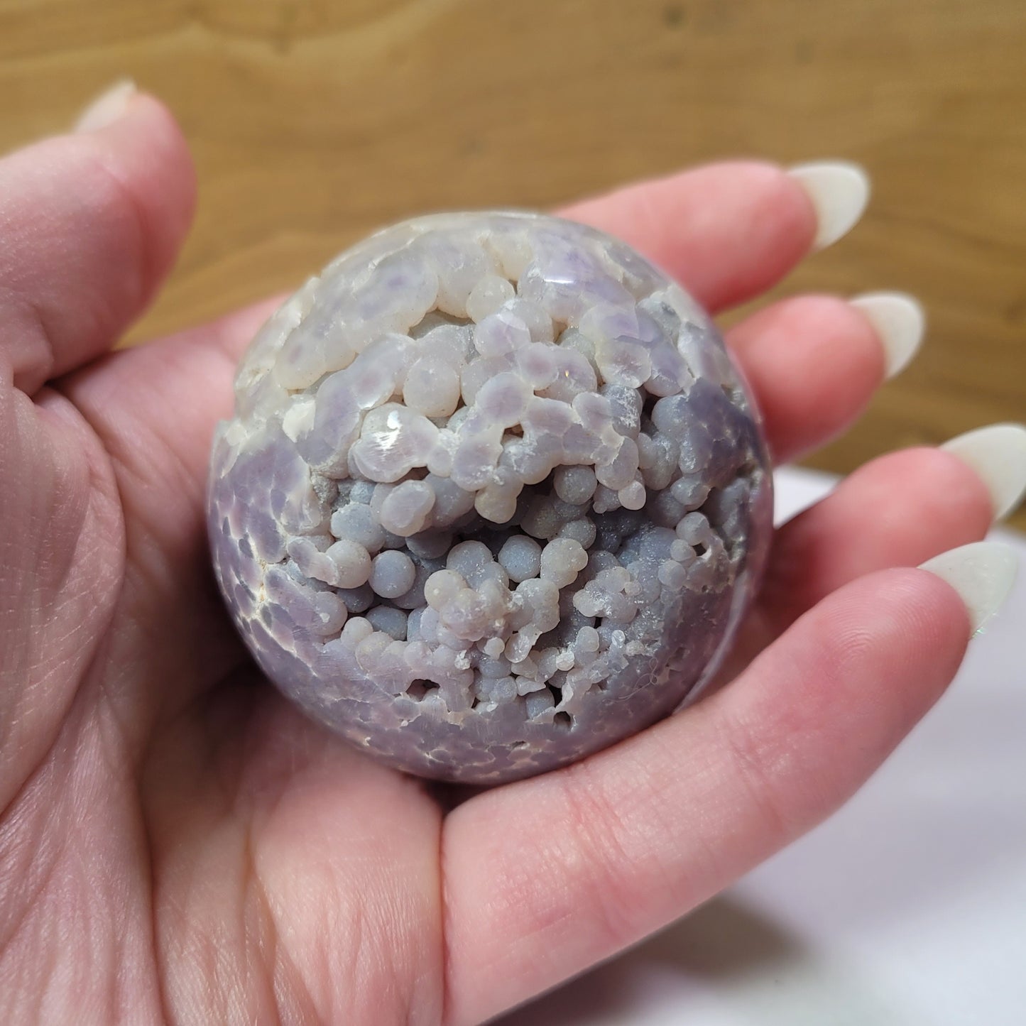 Grape Agate Sphere