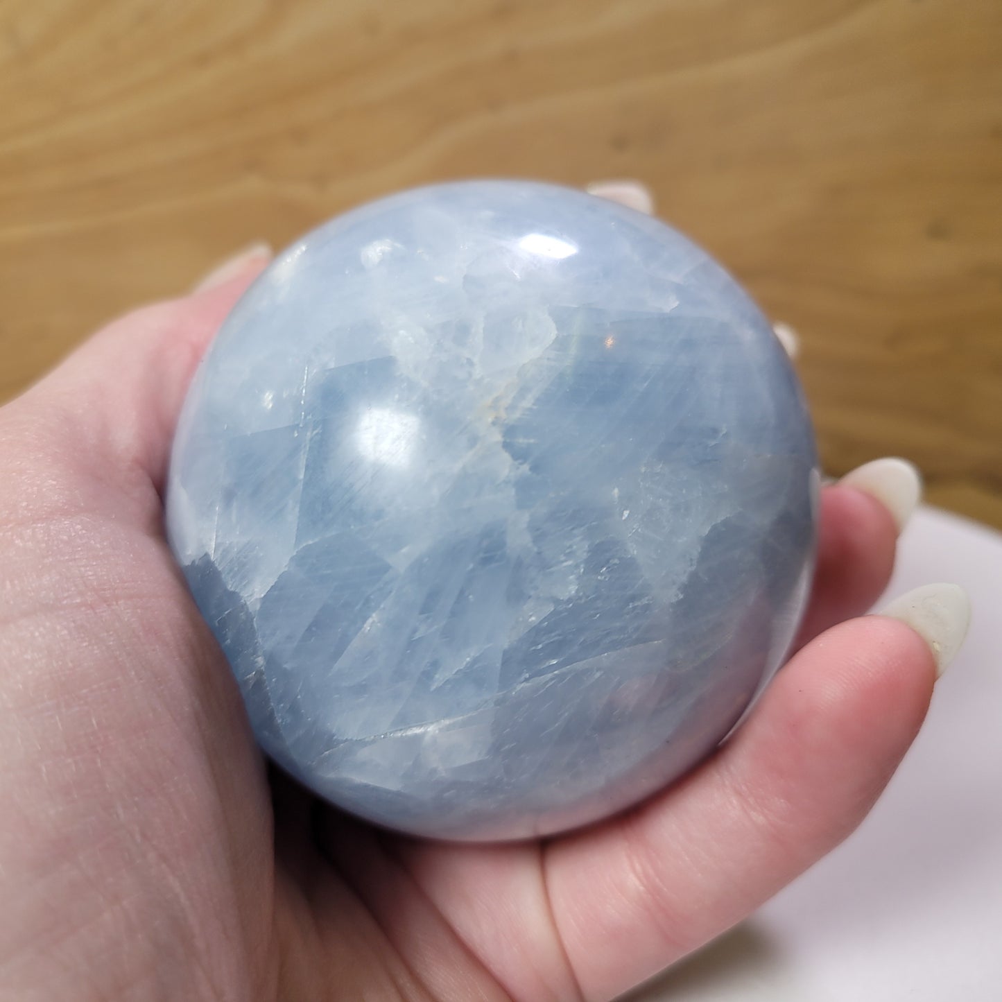 Blue Calcite Sphere