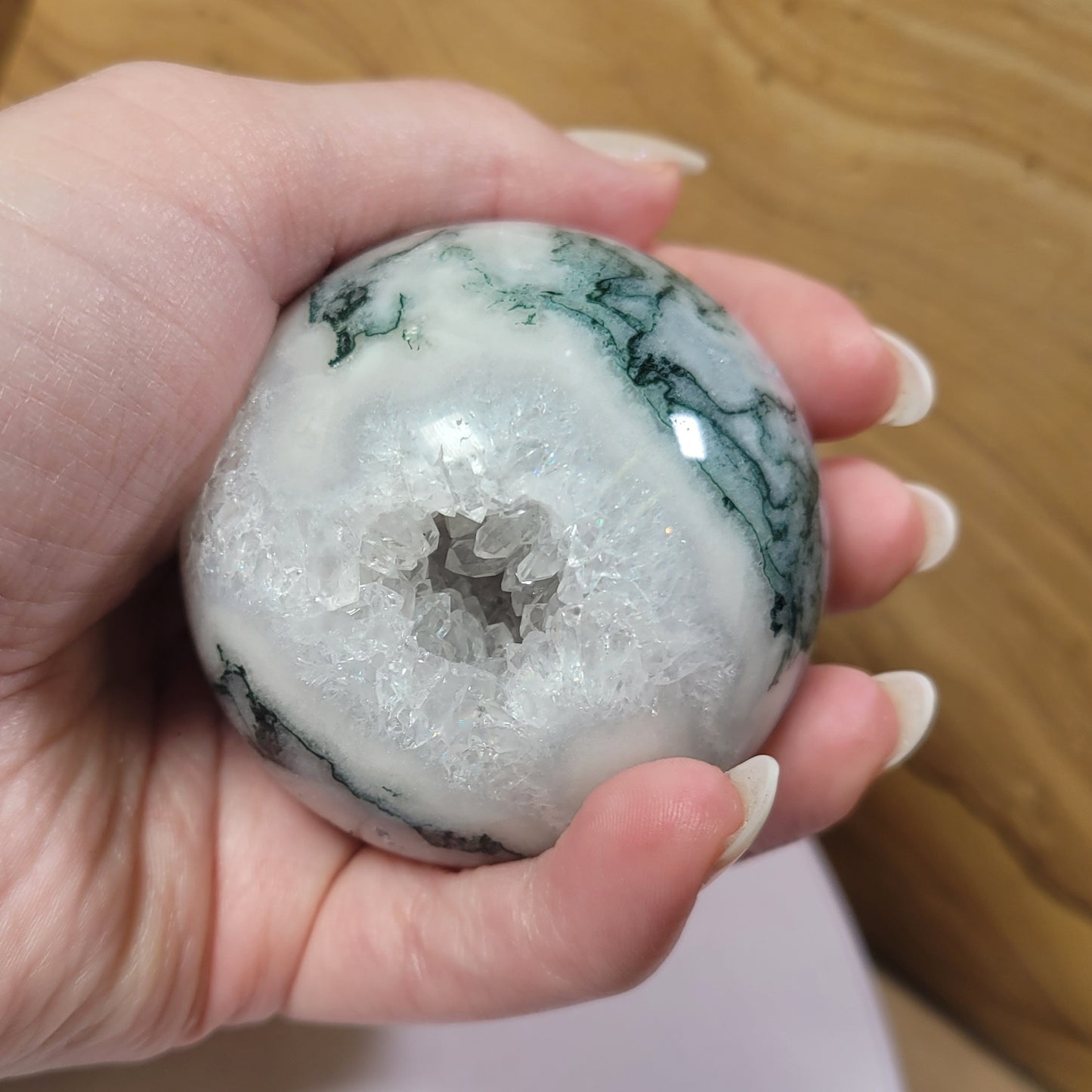 Moss Agate Sphere