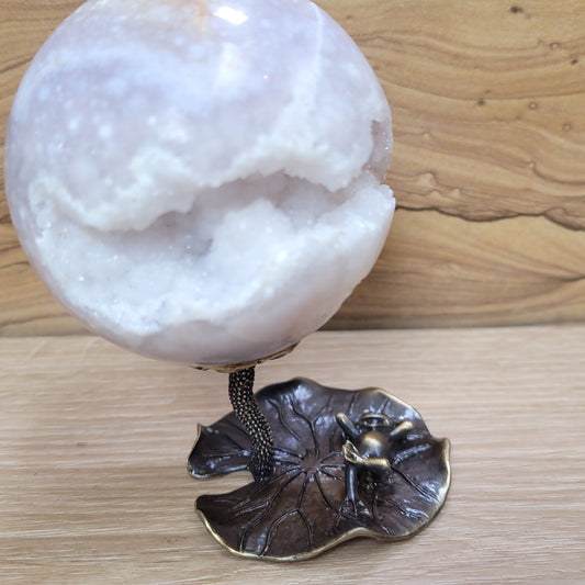 Frog & Lily Pad Sphere Holder