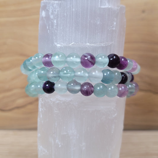 Fluorite Bracelet - 6mm