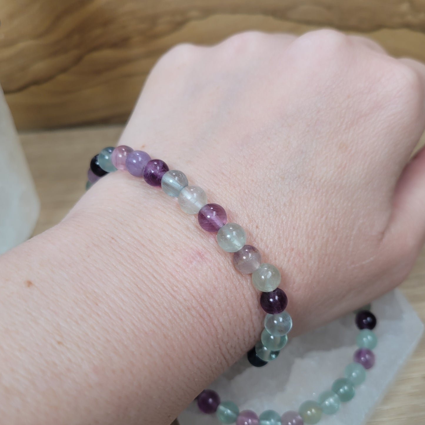 Fluorite Bracelet - 6mm