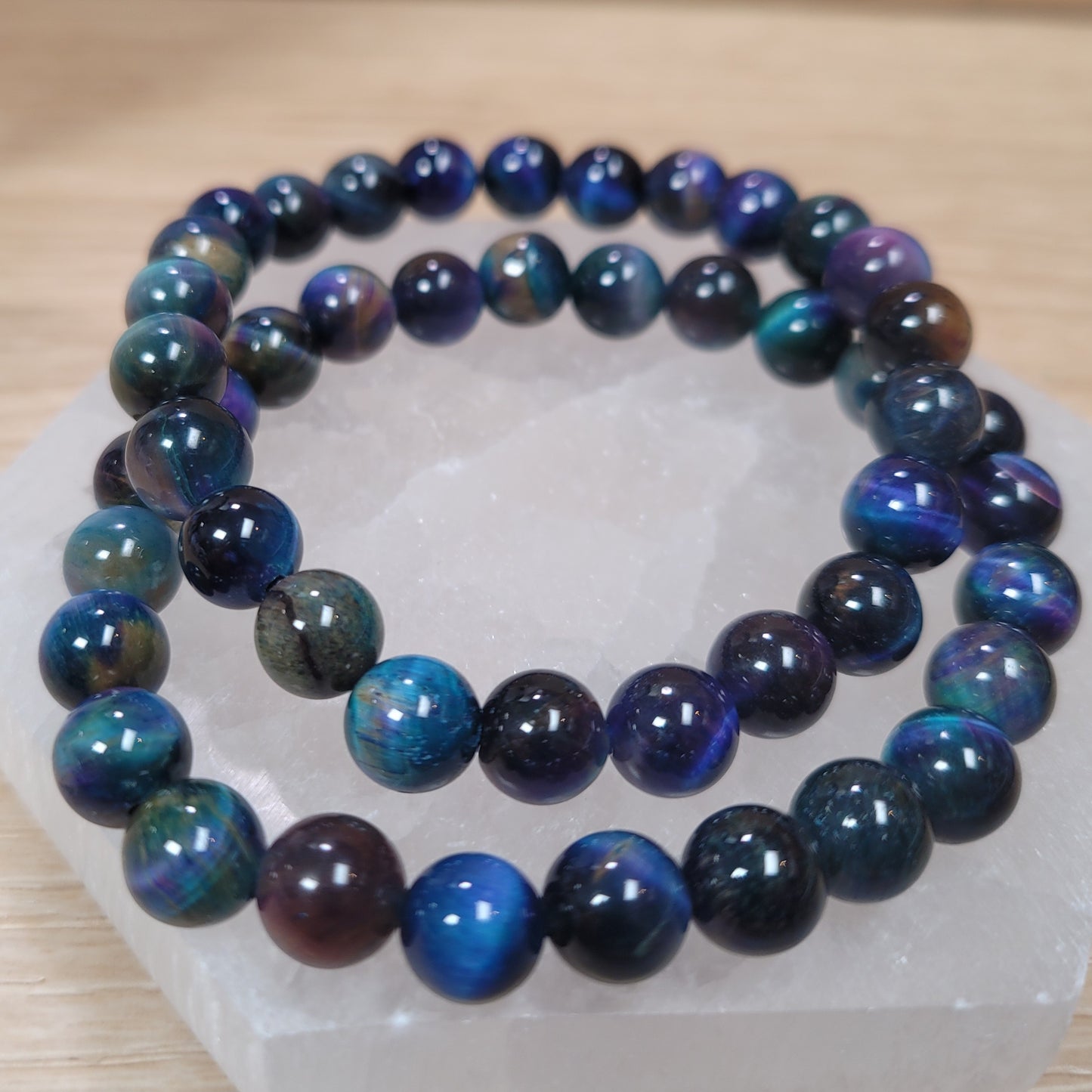 Galaxy Tigers Eye Bracelet - 8mm