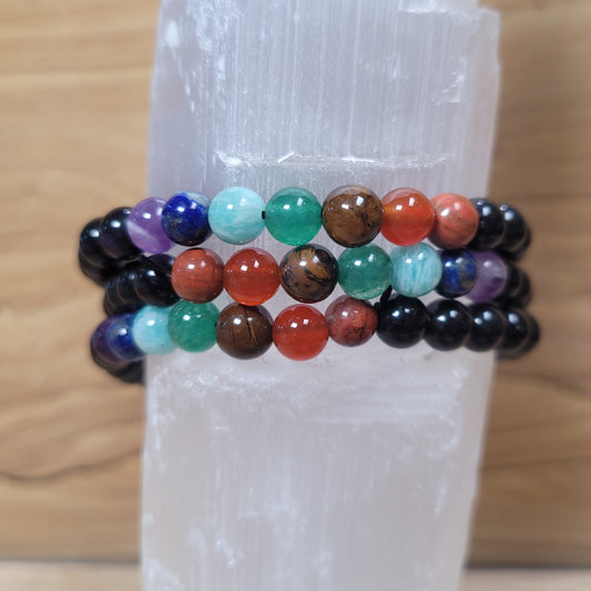 Chakra Bracelet (SWT Creation) - 6mm