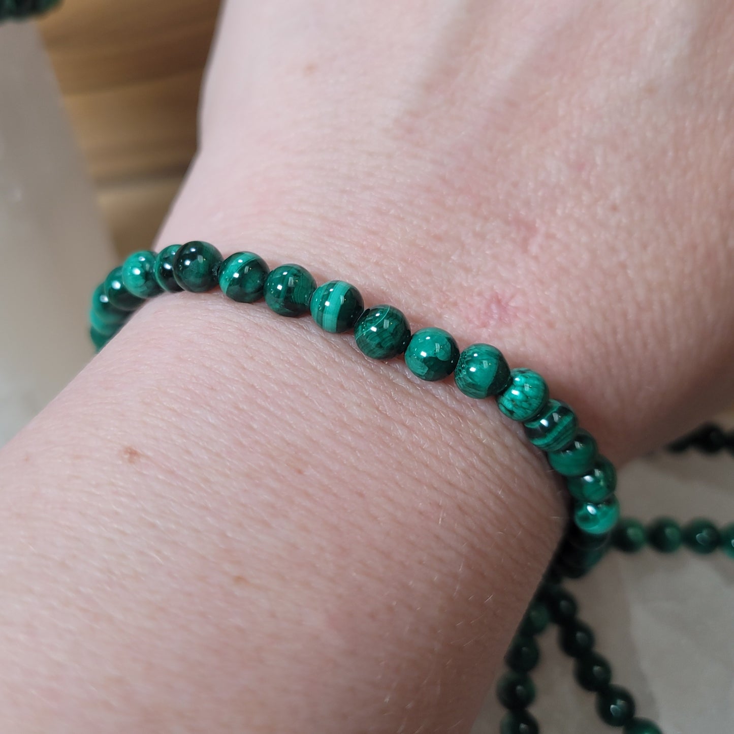 Malachite Bracelet - 5mm