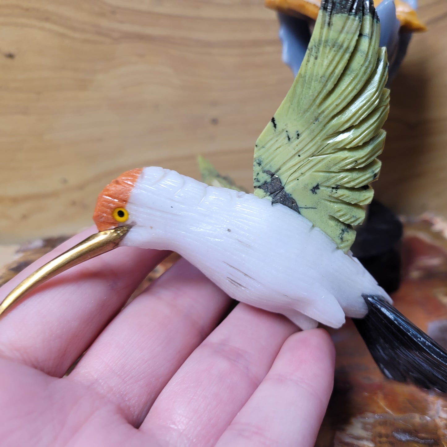 Hummingbird & Flower