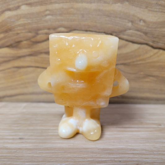 Orange Calcite SpongeBob