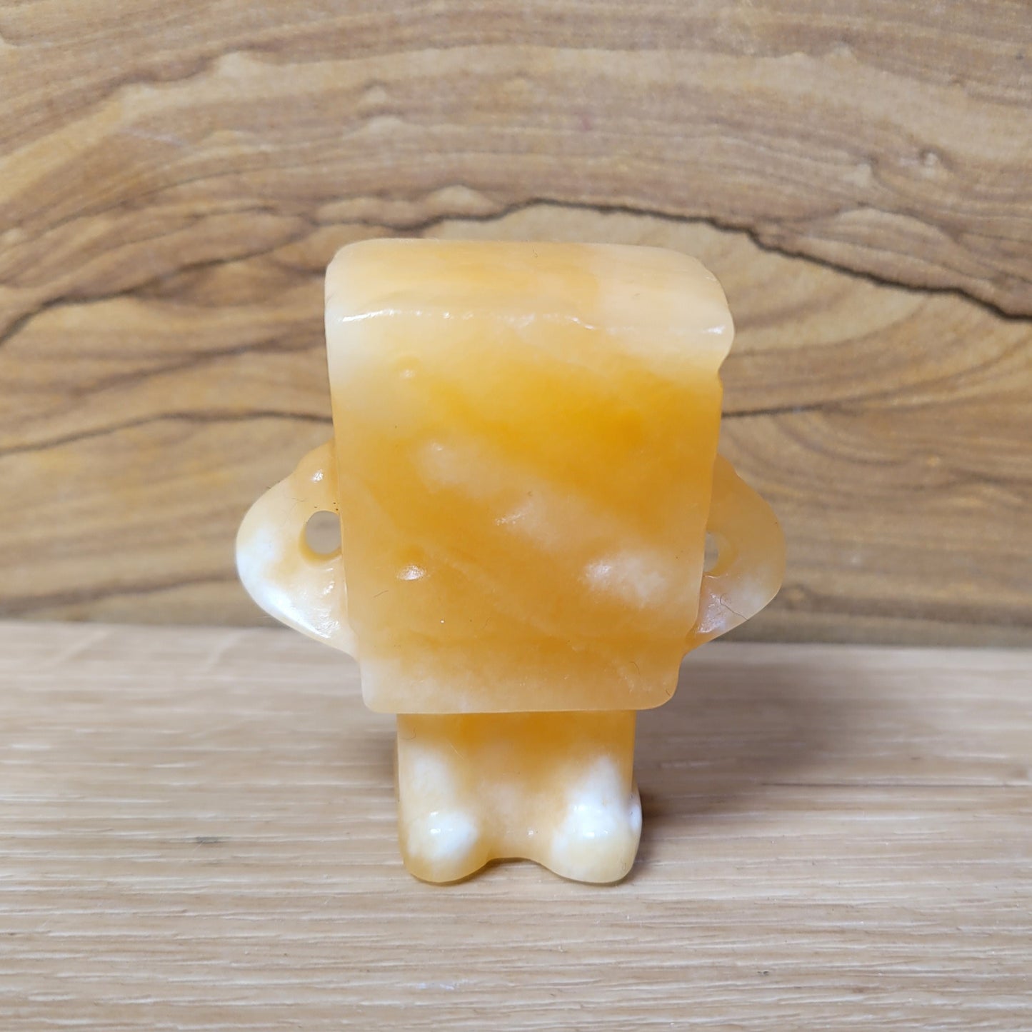 Orange Calcite SpongeBob