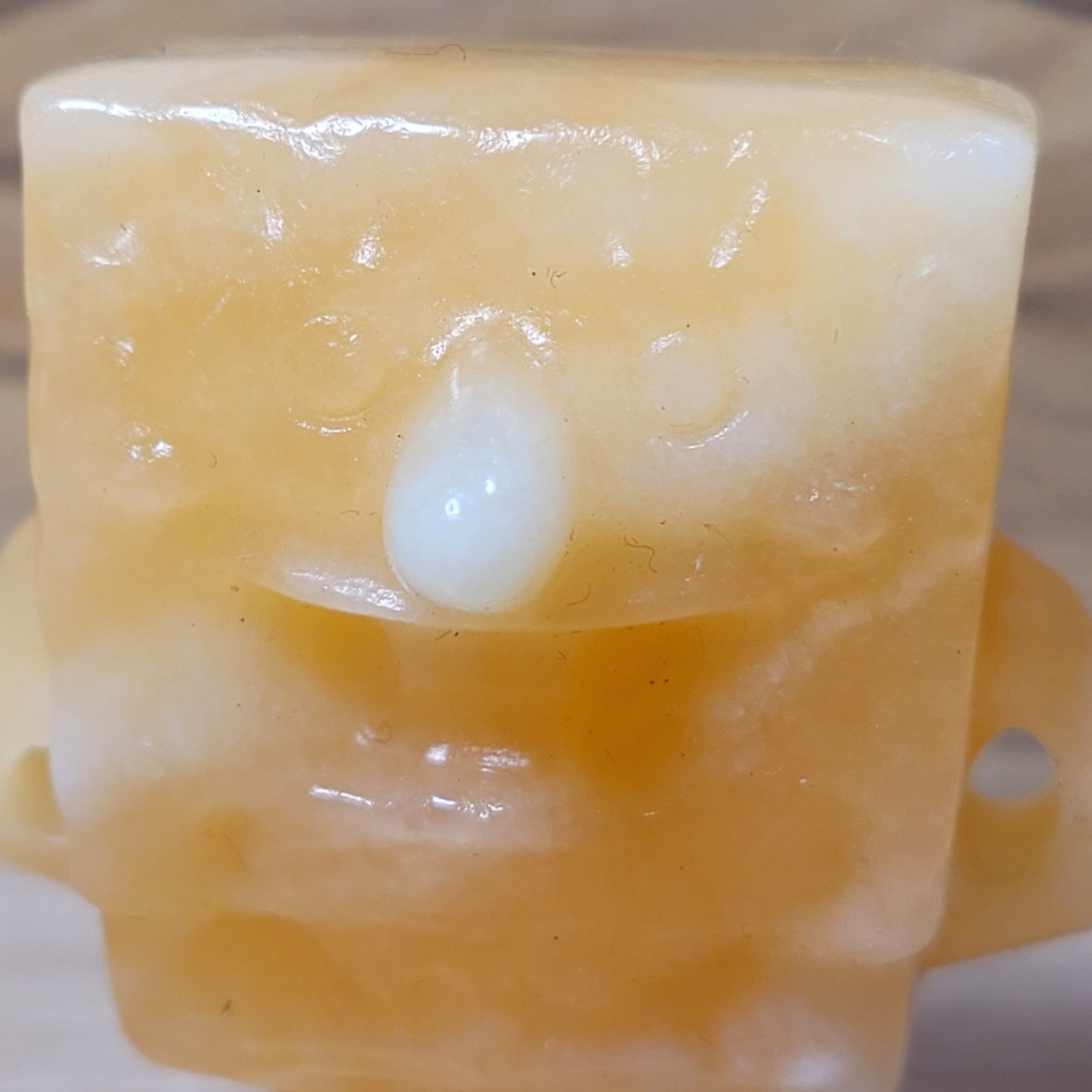 Orange Calcite SpongeBob