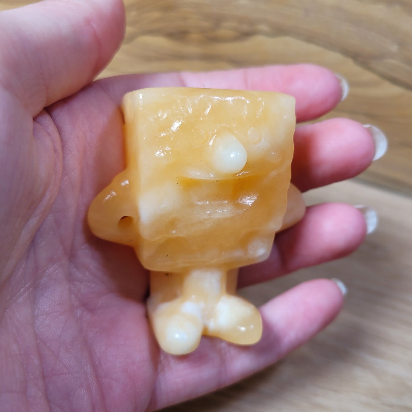 Orange Calcite SpongeBob