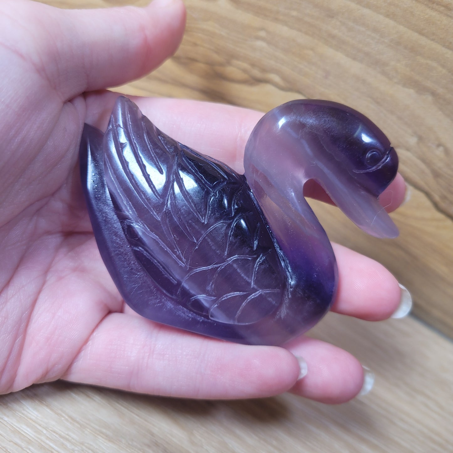 Fluorite Swan