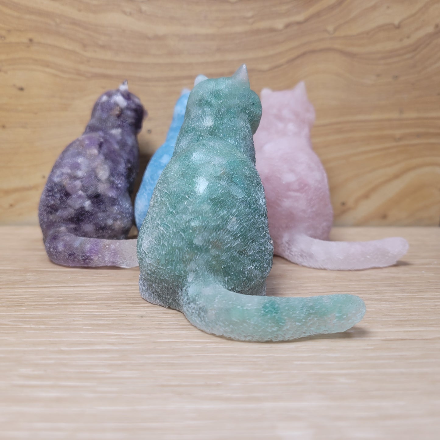 Cat - Crystal Chips in Resin