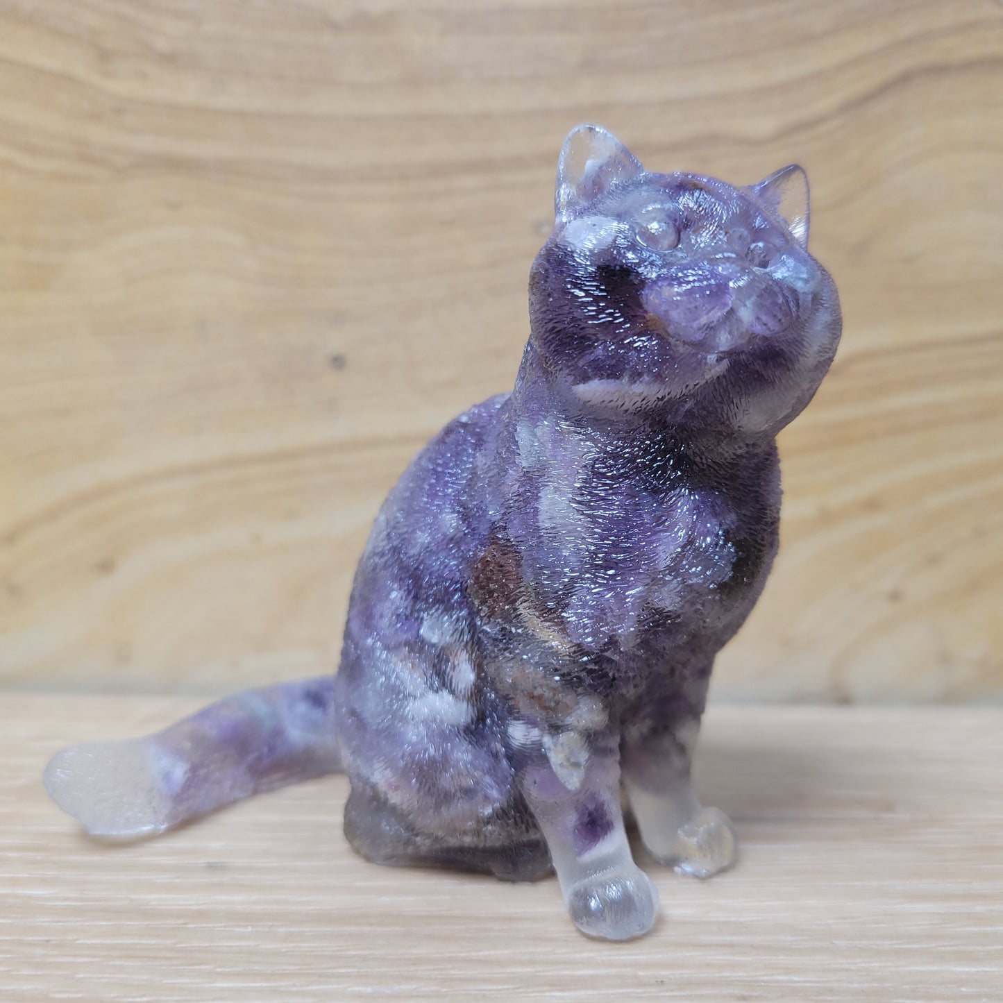 Cat - Crystal Chips in Resin