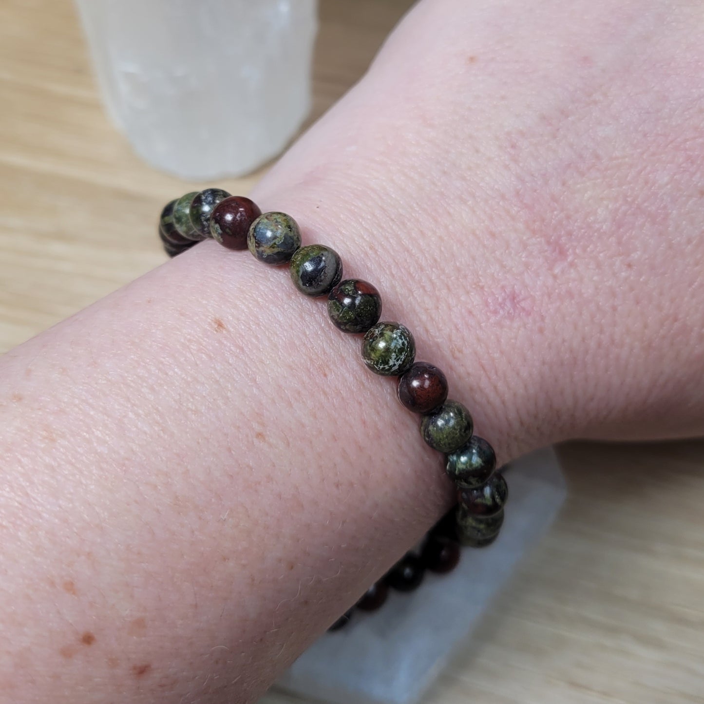 Dragon Bloodstone Jasper - 6mm Bracelet