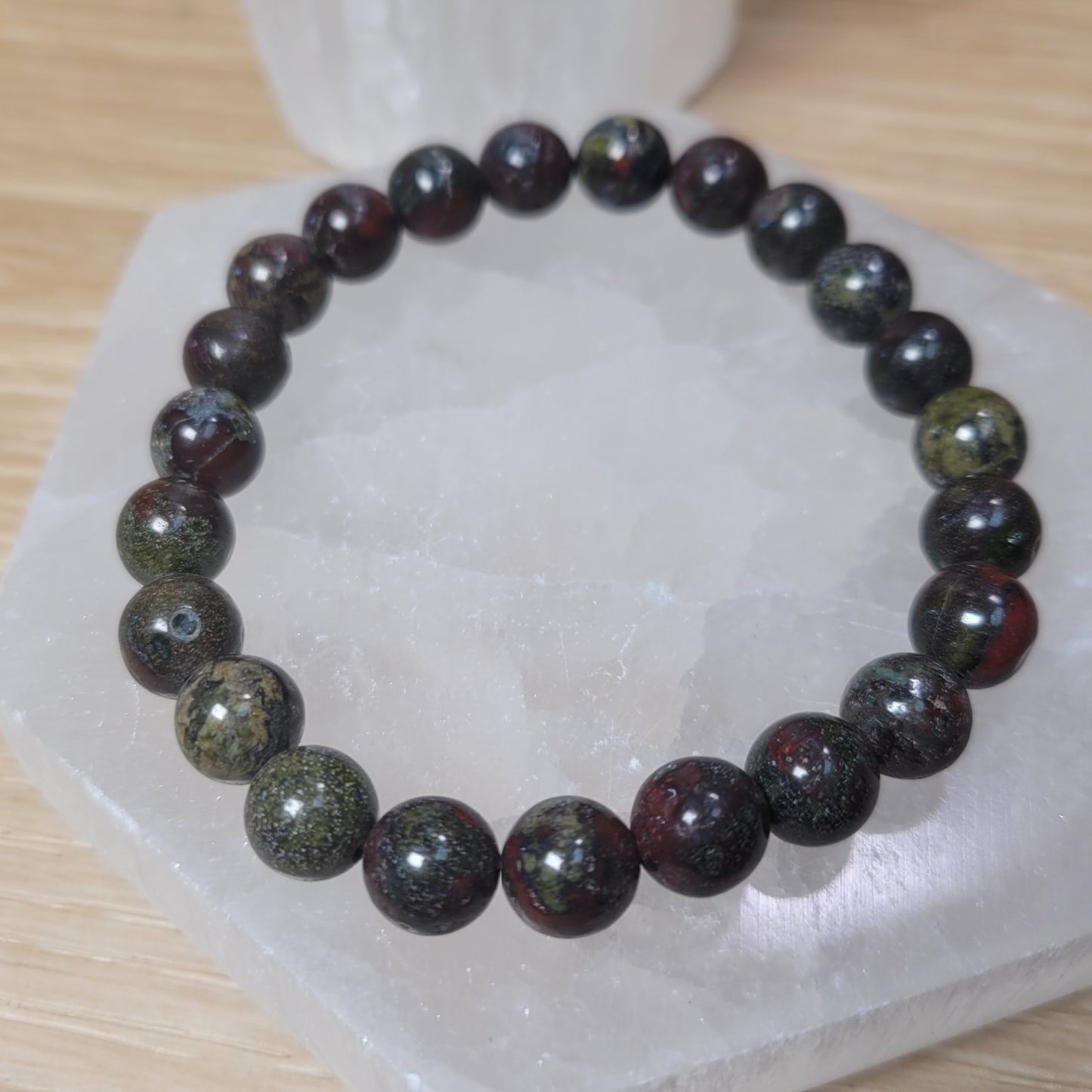 Dragon Bloodstone Jasper - 8mm Bracelet