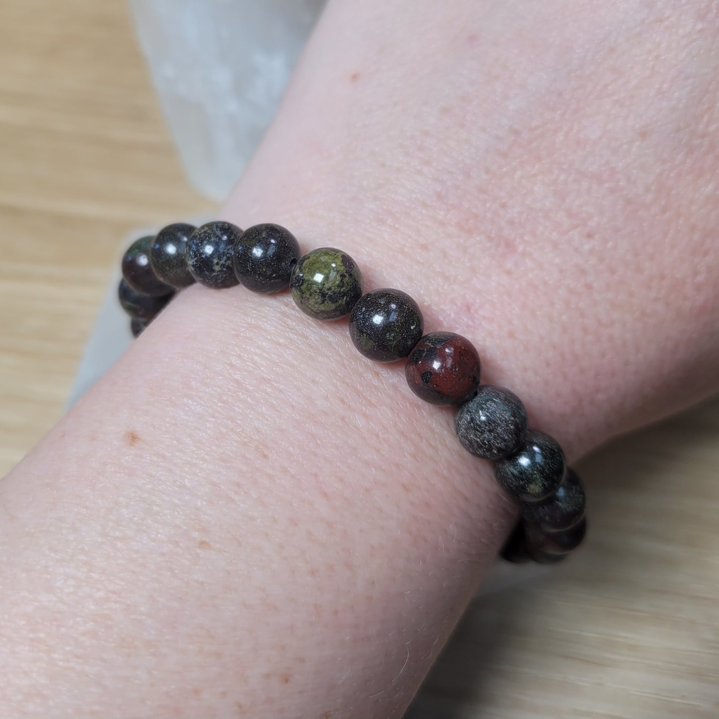 Dragon Bloodstone Jasper - 8mm Bracelet
