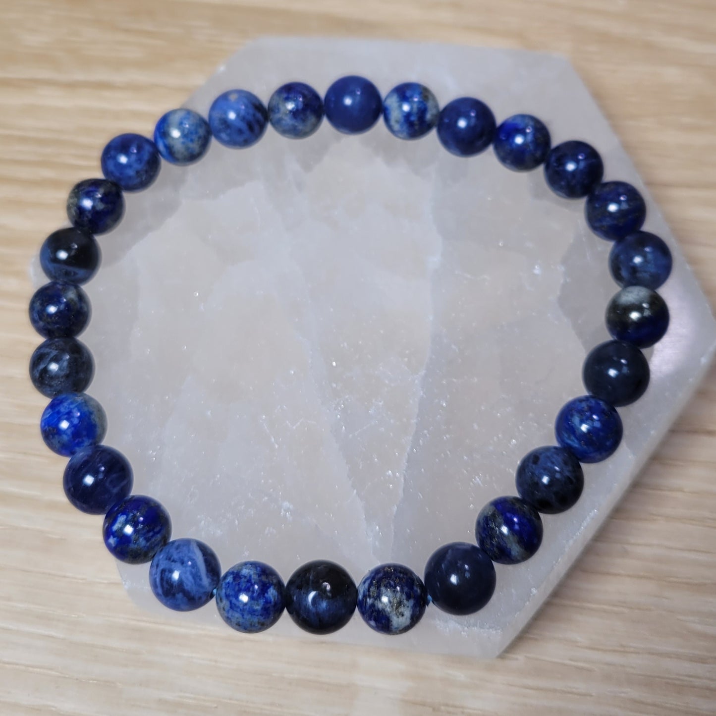 Lapis Lazuli & Sodalite (SWT Creation) - 8mm Bracelet