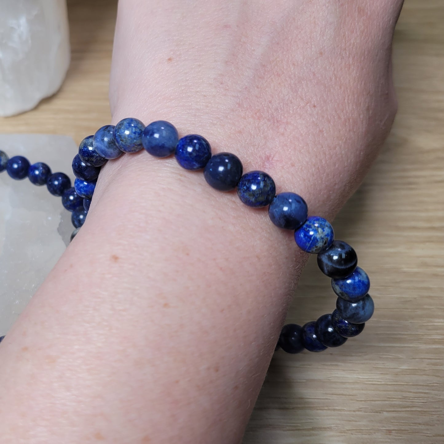 Lapis Lazuli & Sodalite (SWT Creation) - 8mm Bracelet