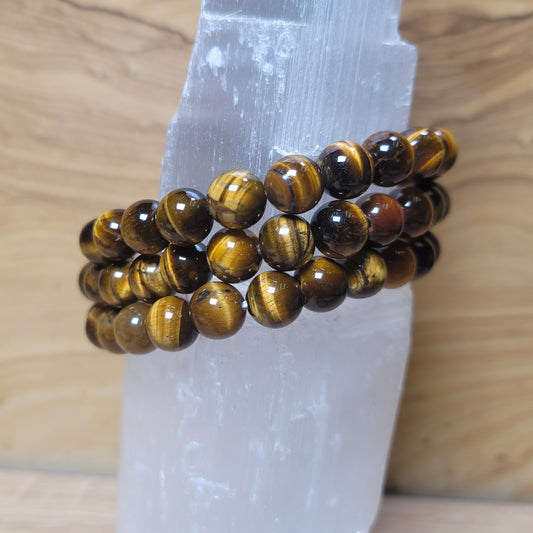 Tiger Eye Bracelet - 8mm