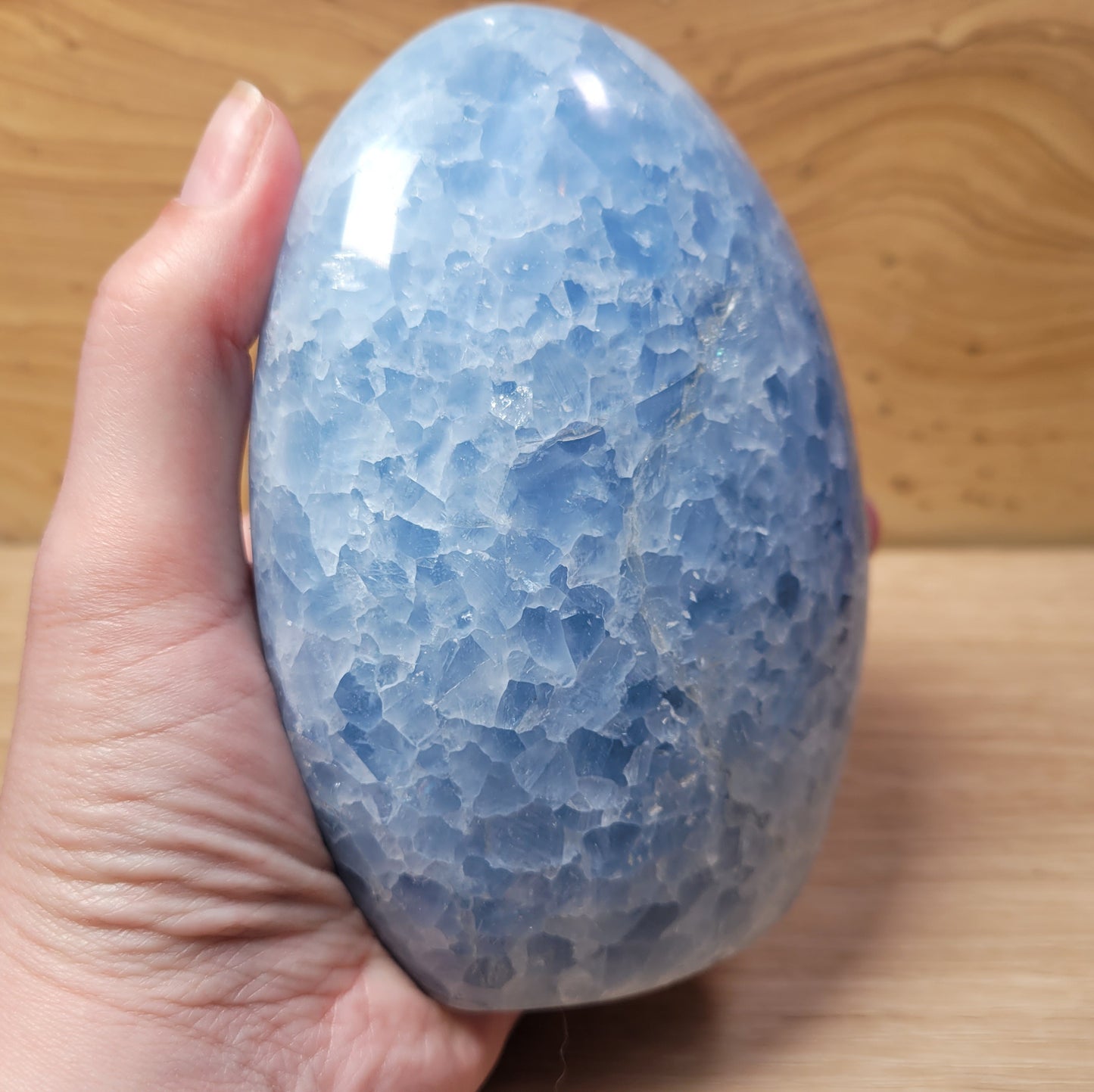 Blue Calcite Freeform