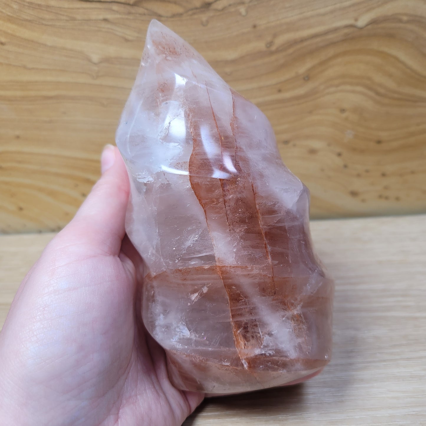 Hematoid (Fire) Quartz Flame