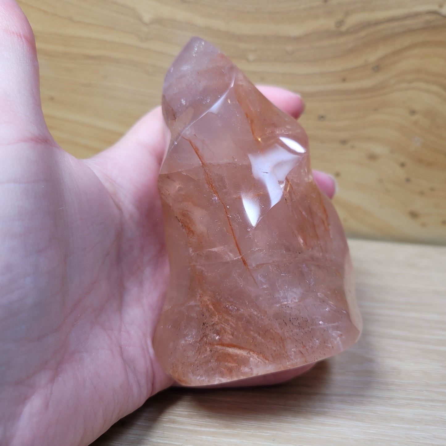 Hematoid (Fire) Quartz Flame