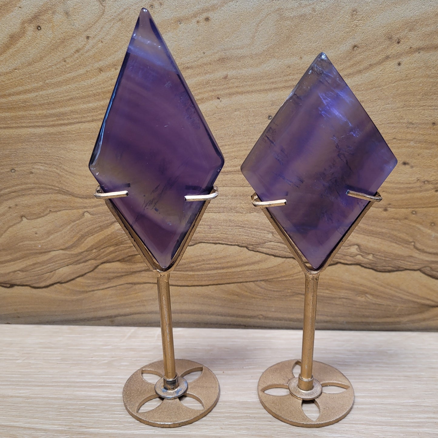 Fluorite Diamond & Stand