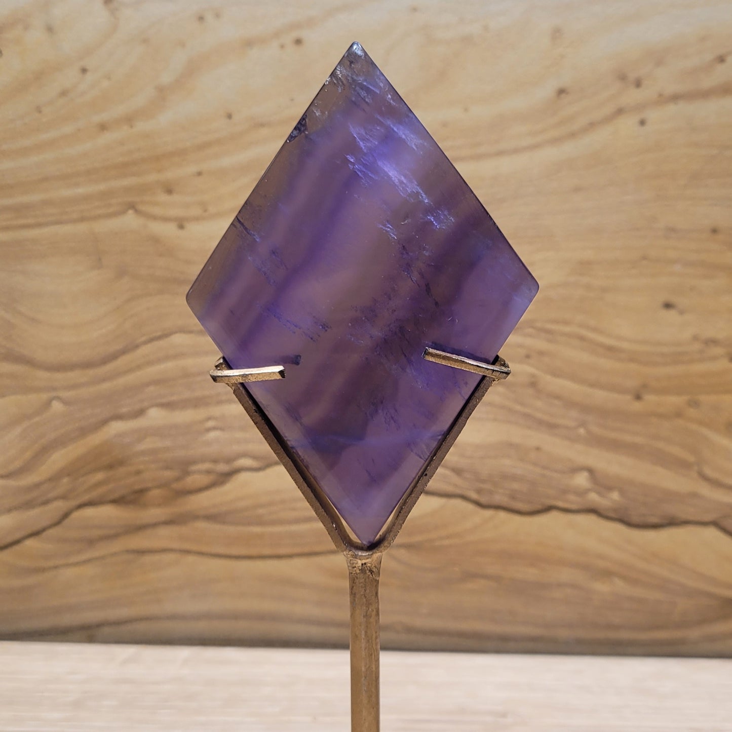 Fluorite Diamond & Stand