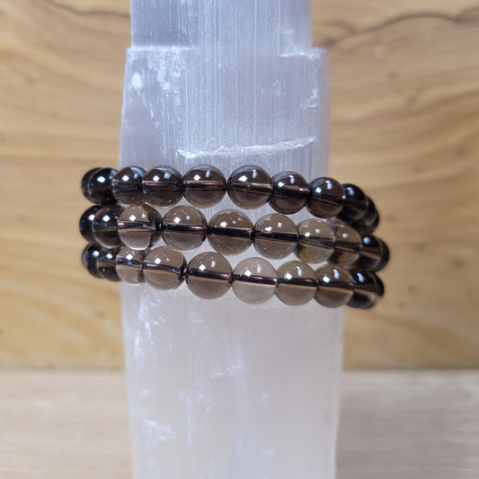 Smoky Quartz Bracelet - 8mm