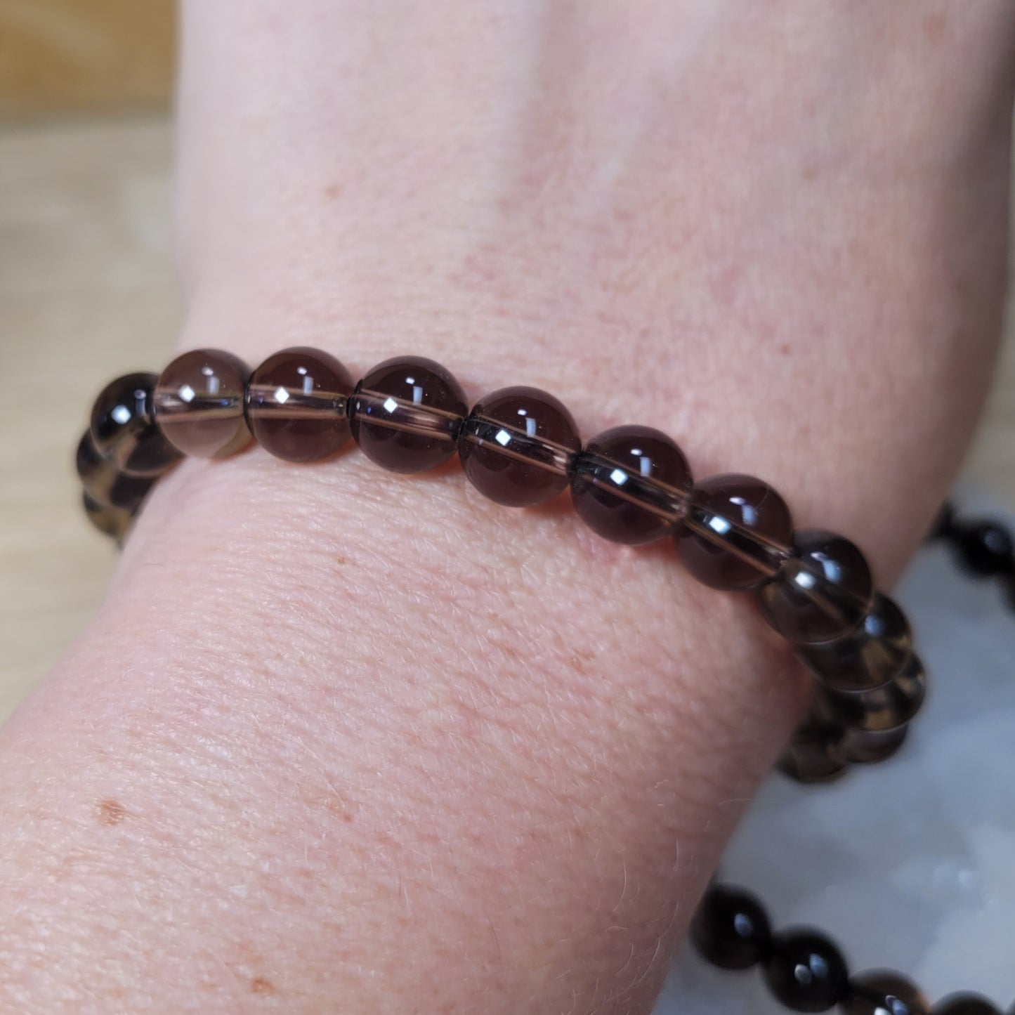 Smoky Quartz Bracelet - 8mm