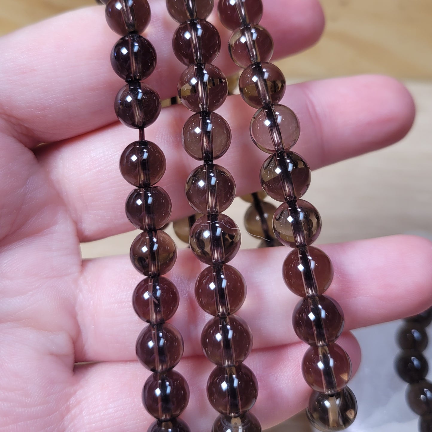 Smoky Quartz Bracelet - 8mm