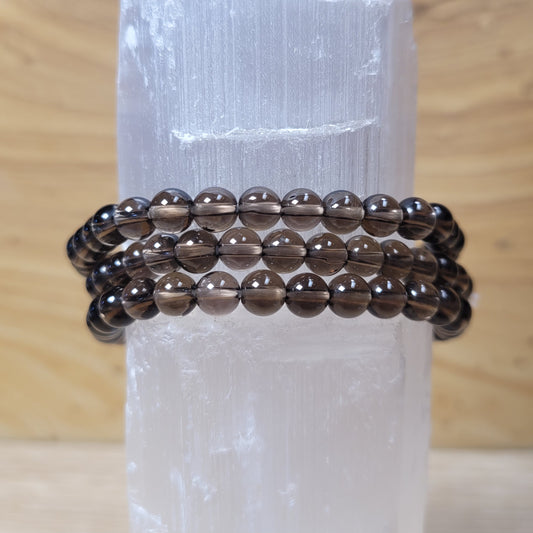 Smoky Quartz Bracelet - 6mm