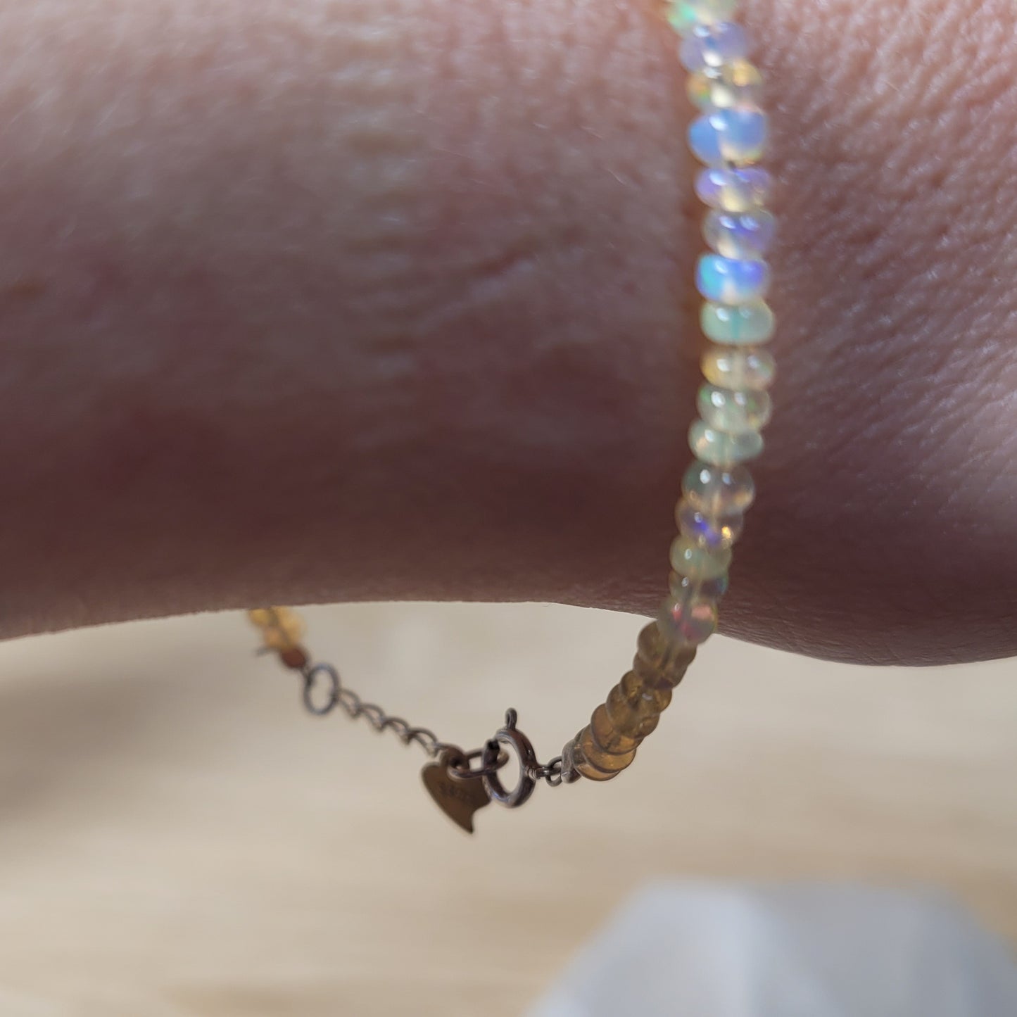 Opal Bracelet - Sterling Silver