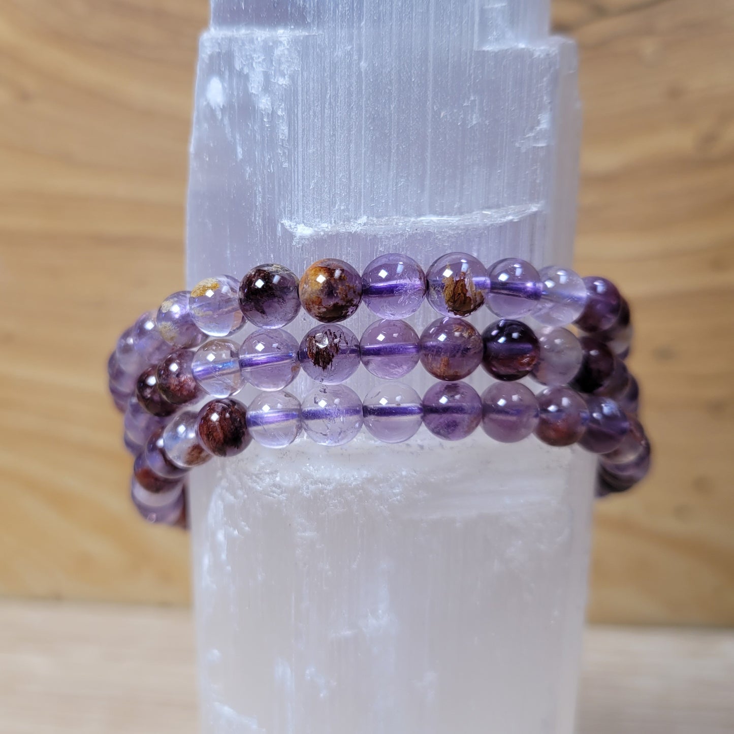 Purple Garden Quartz Bracelet - 6mm