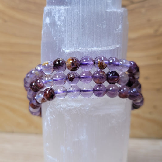 Purple Garden Quartz Bracelet - 6mm