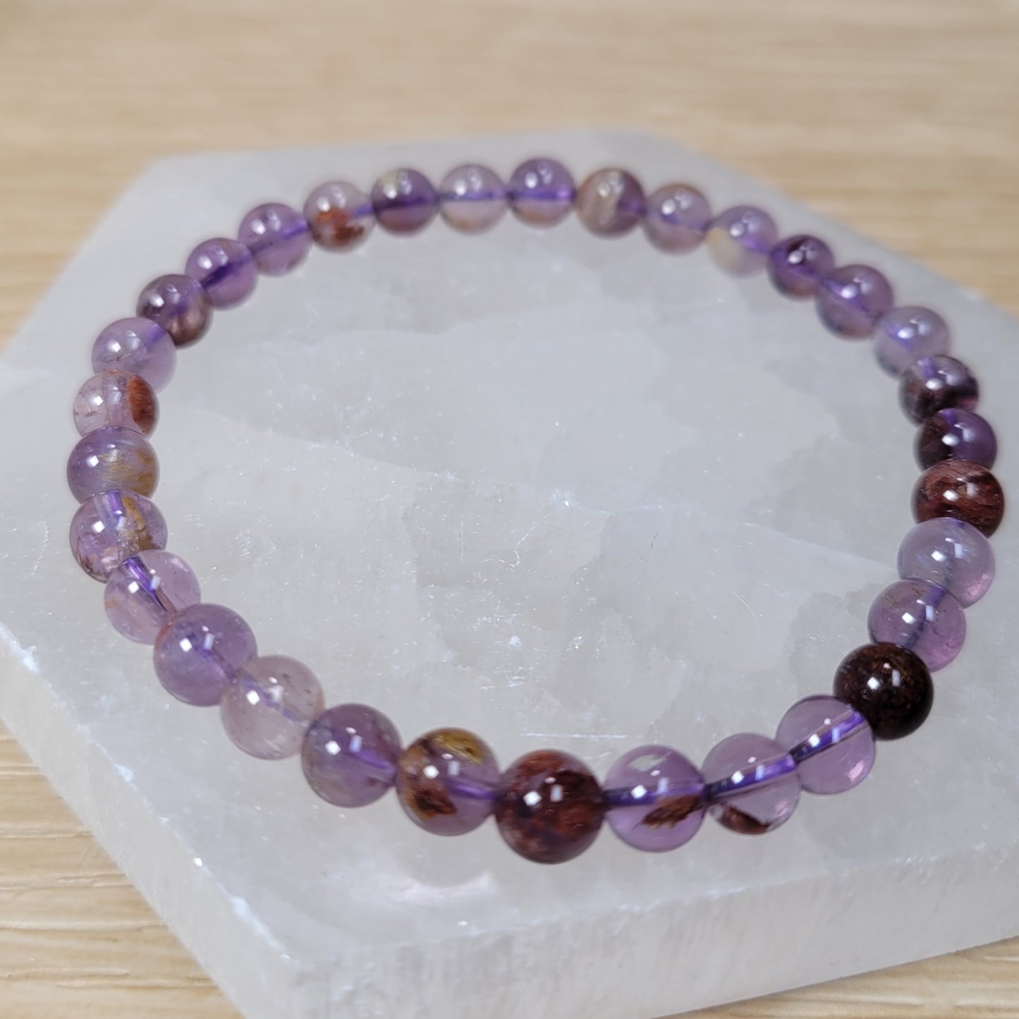 Purple Garden Quartz Bracelet - 6mm