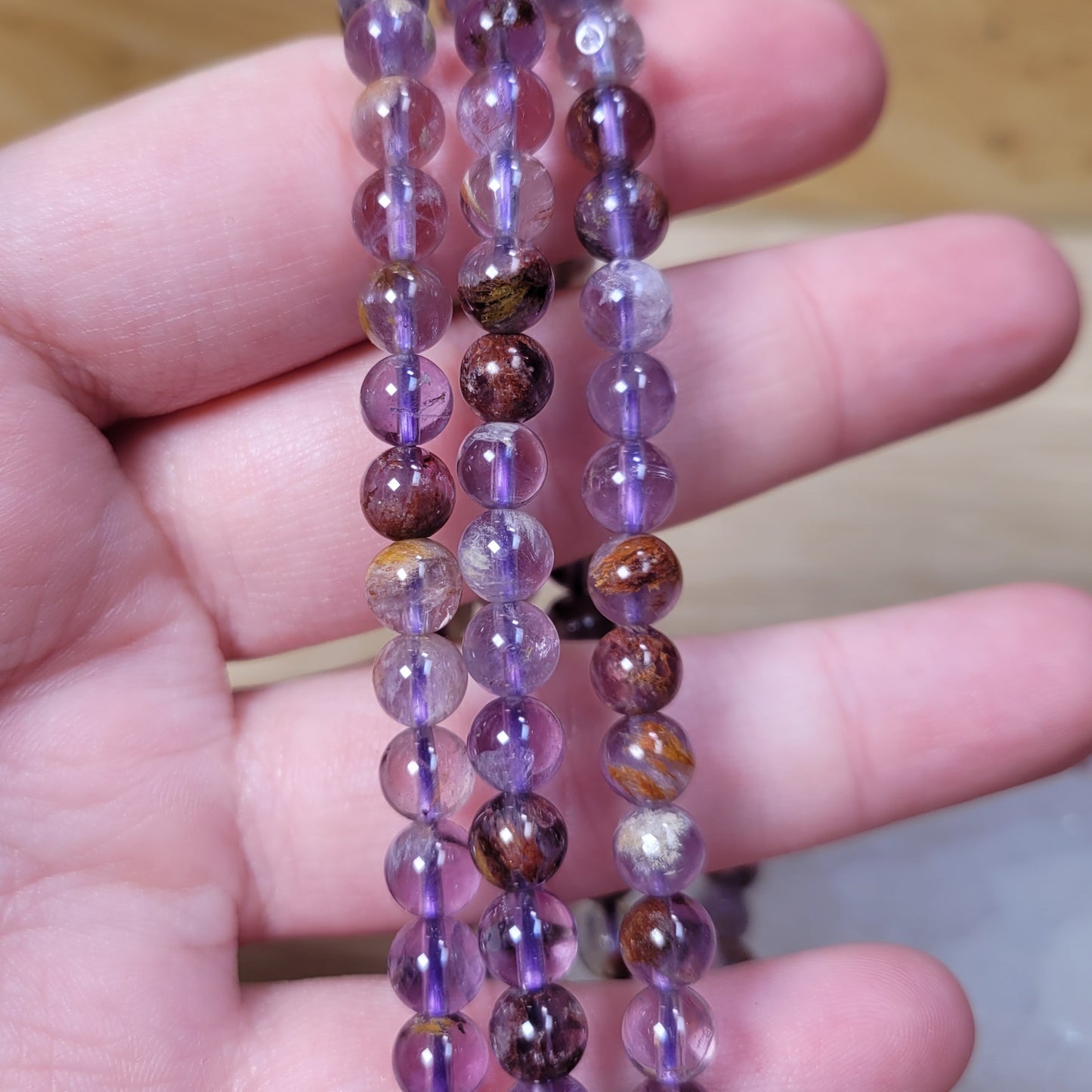 Purple Garden Quartz Bracelet - 6mm