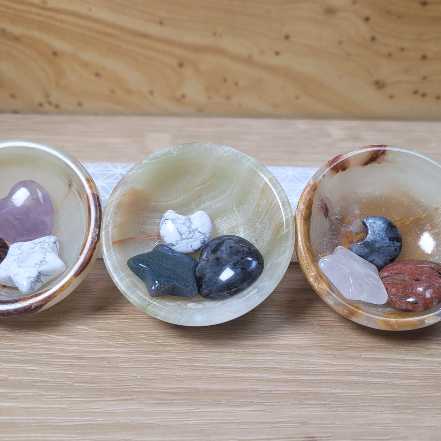 Banded Calcite Bowl Sets