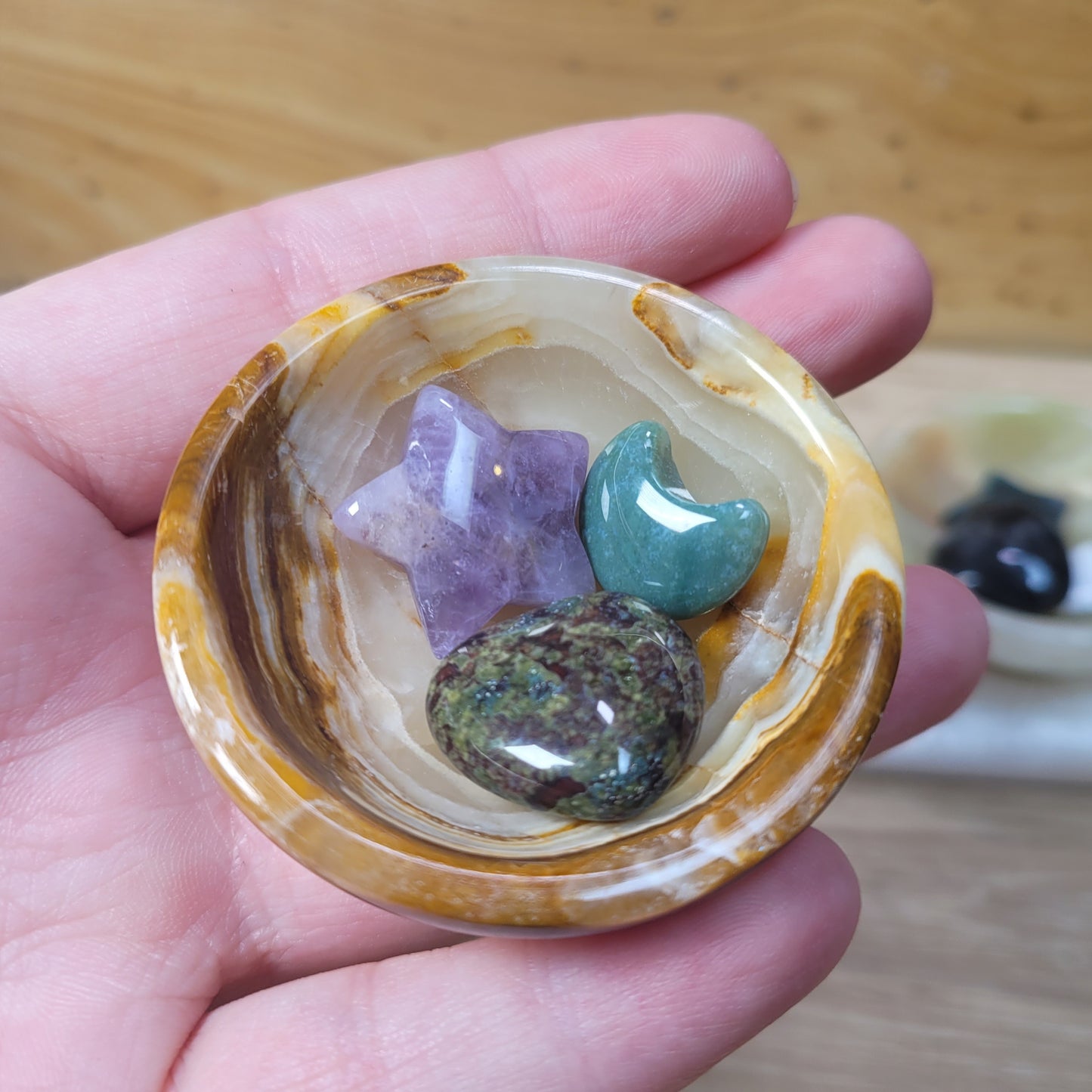 Banded Calcite Bowl Sets