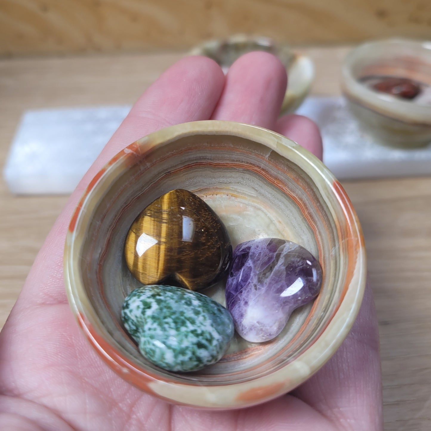 Banded Calcite Bowl Sets