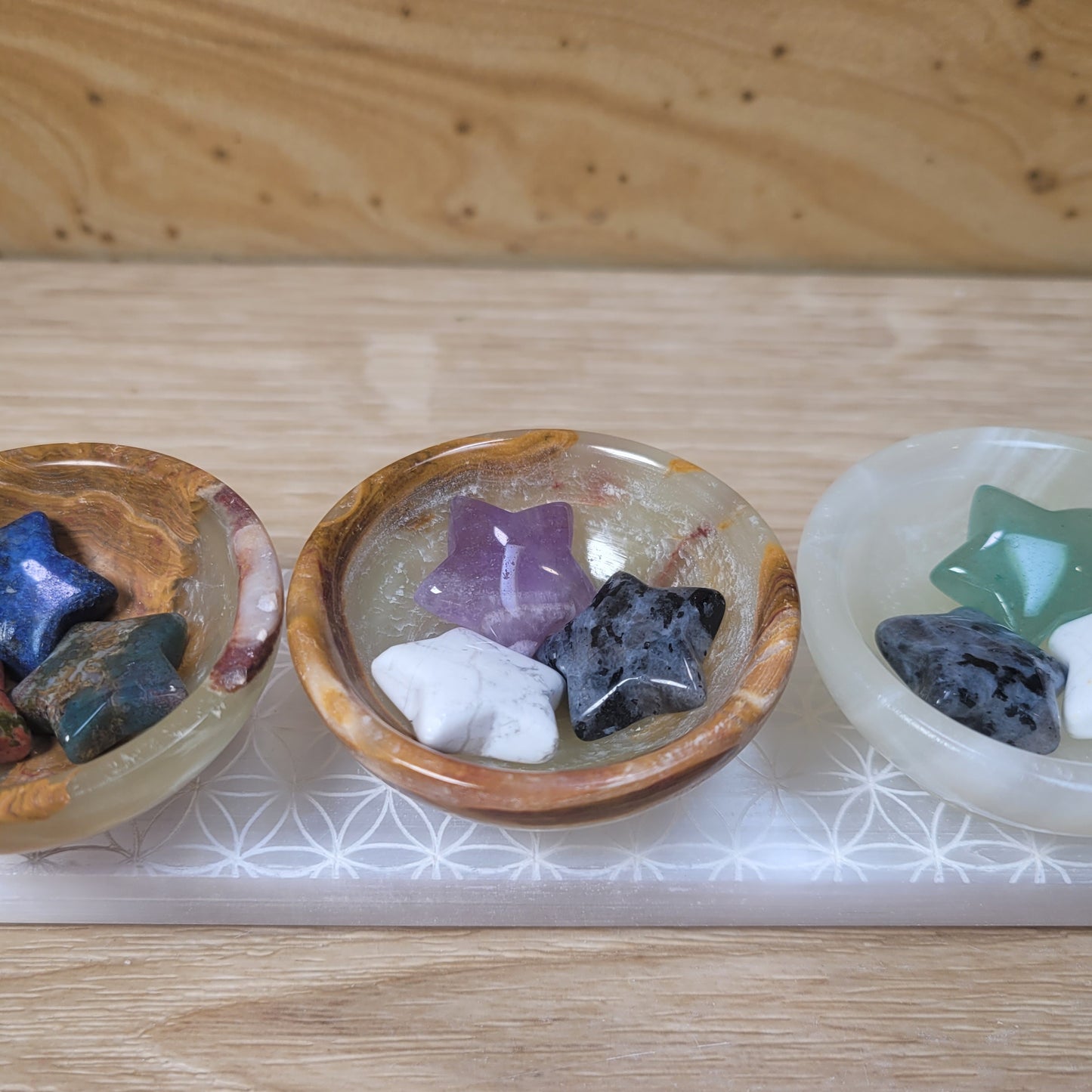 Banded Calcite Bowl Sets