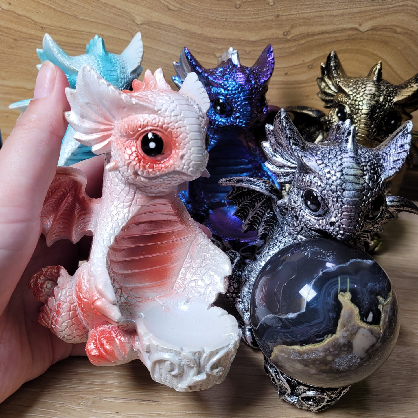 Baby Dragon Sphere Holder